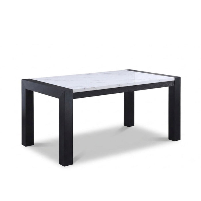 Dining Table - Charcoal / White / Charcoal