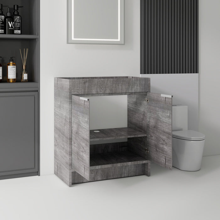 Freestanding Bathroom Vanity Cabinet With Soft Close Doors, Cabinet Only