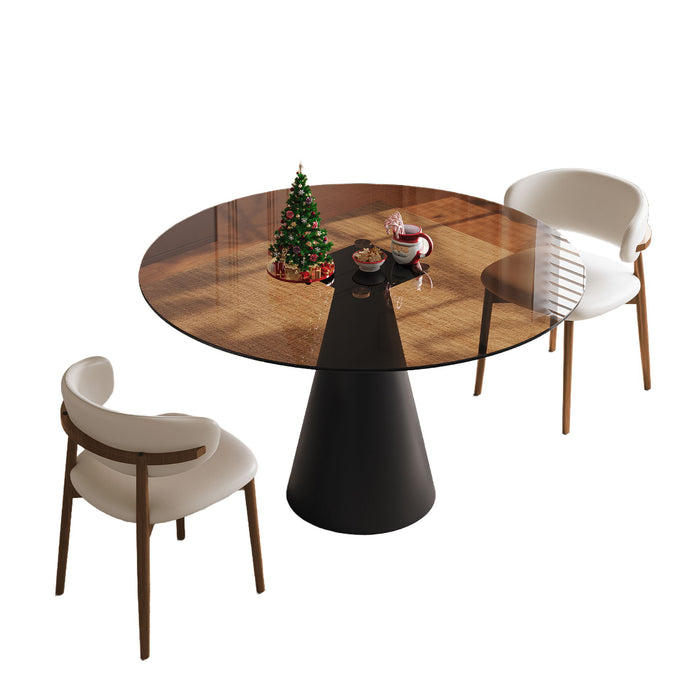 Round Glass Dining Table With Chairs