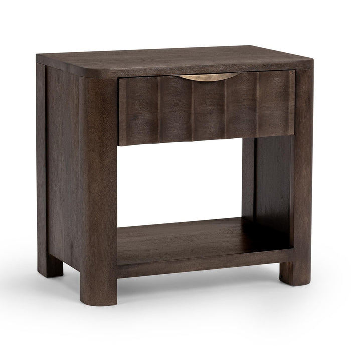 Baylee - 1 Drawer Nightstand - Cocoa Brown