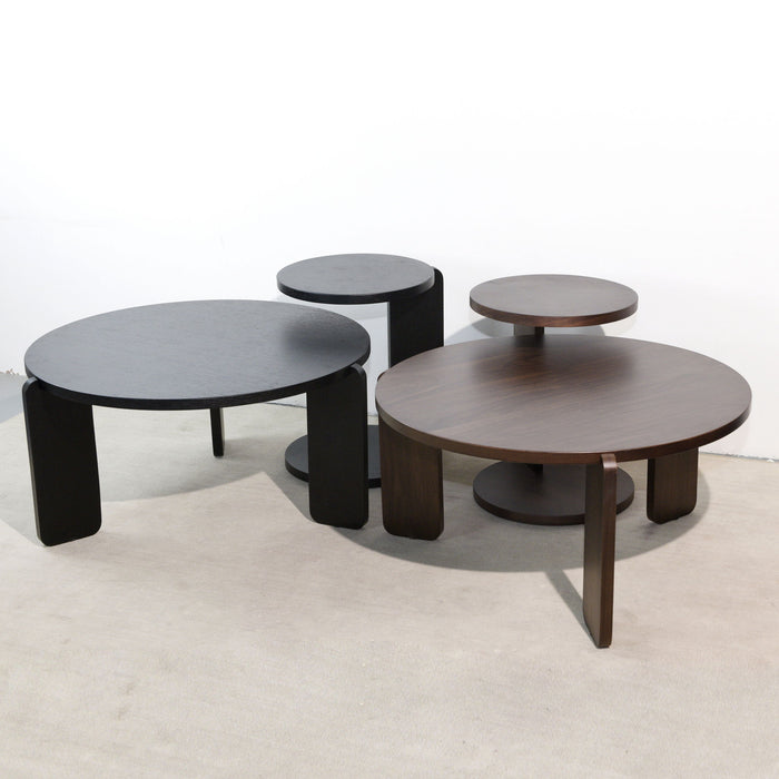 Round Coffee & End Table Set