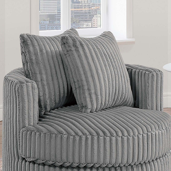 Swivel Upholstered Accent Chair For Living Room