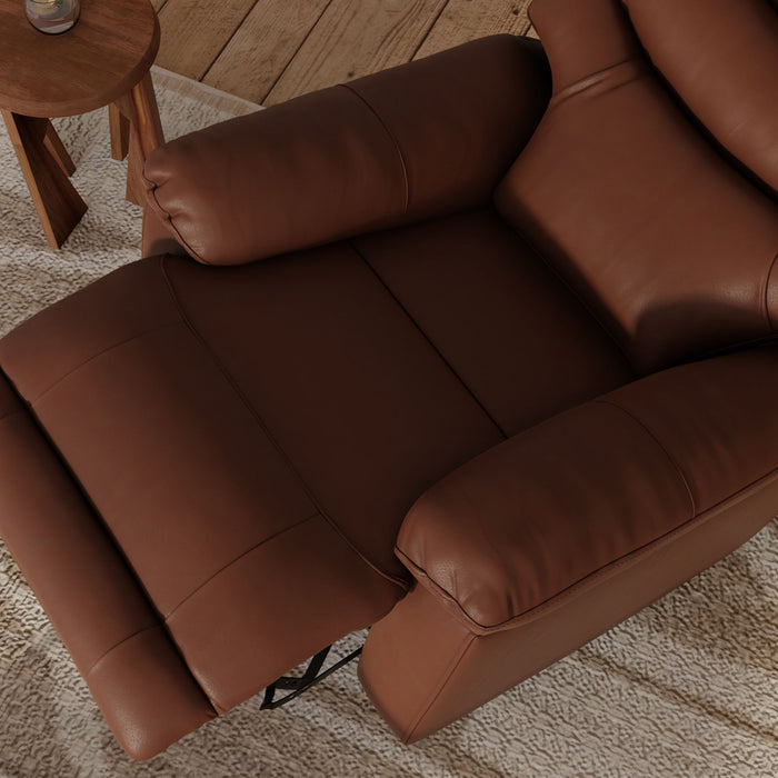 Oslo Antelope - Swivel Glider Recliner With Manual Footrest