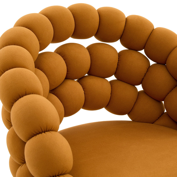 Bubble, Ball Chain Tufted Bar Chairs For Kitchen Island & Home Bar (Set of 2)