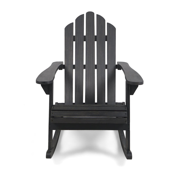 Echoes - Outdoor Acacia Wood Adirondack Rocking Chair
