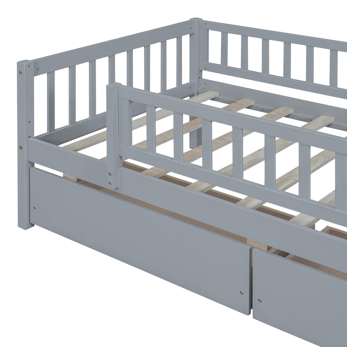 Multifunctional Wooden Daybed Bed