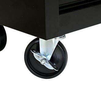 Rolling Metal Tool Chest With Drawers, Steel Storage Cabinet With Ball Bearing Slides