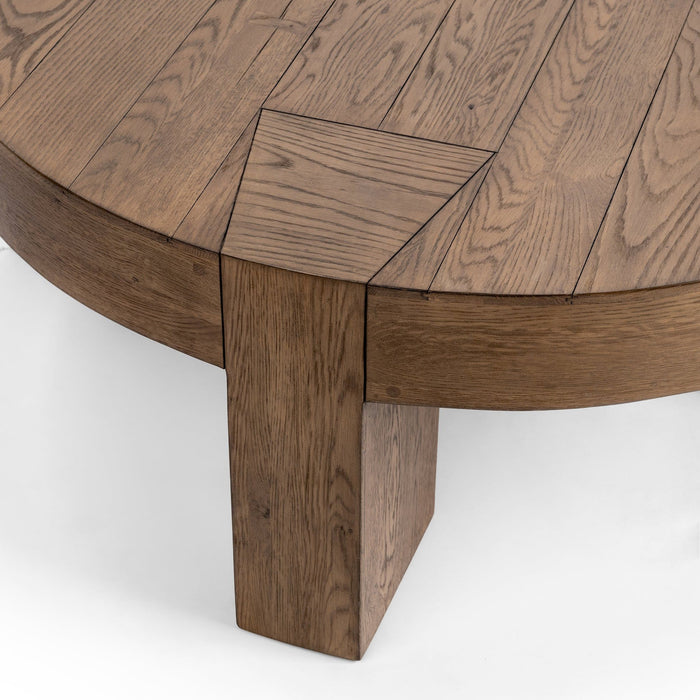 Bristol - Round Coffee Table - Cafe Brown
