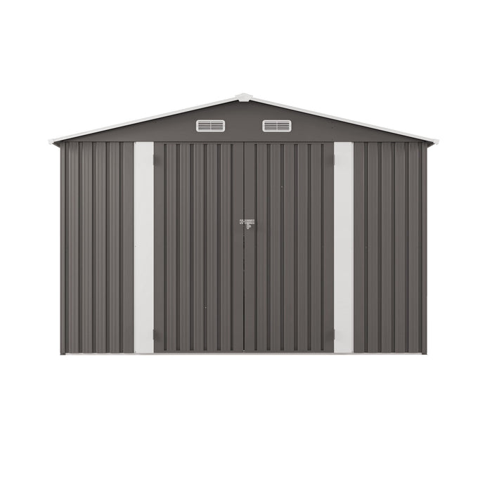 Large Outdoor Storage Shed With Lockable Door, Air Vent
