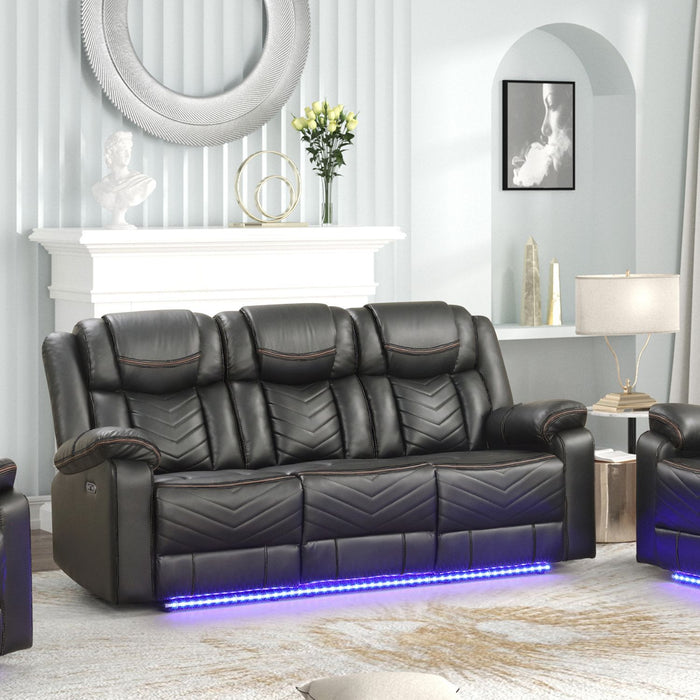 Challenger - LED Power Recliner Set