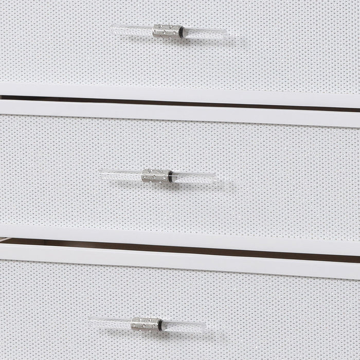 Opium - 5 Drawer Chest - White
