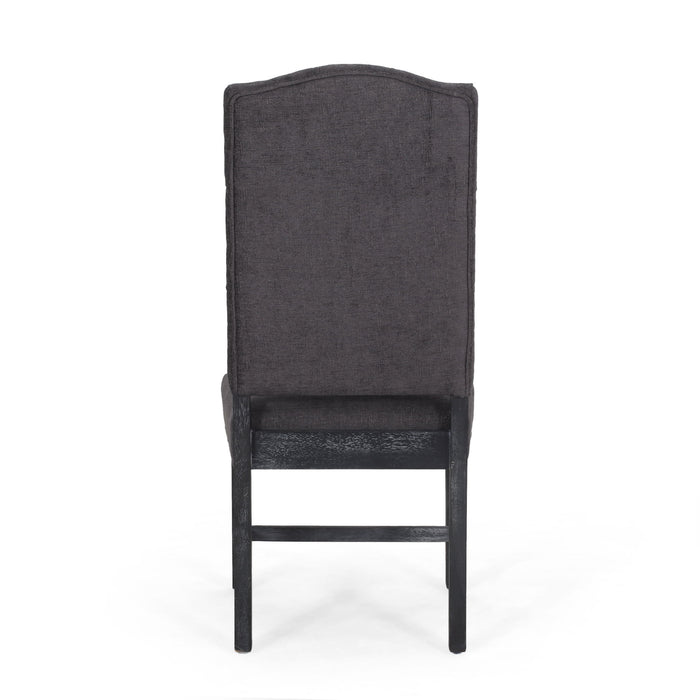 Elegant Dining Chair With Button Tufted Design