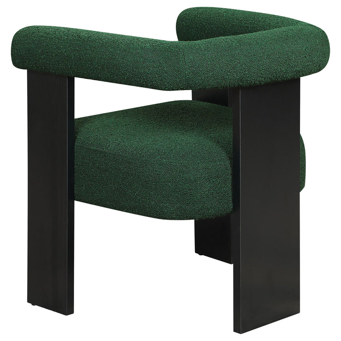 Slater - Upholstered Accent Side Chair - Green
