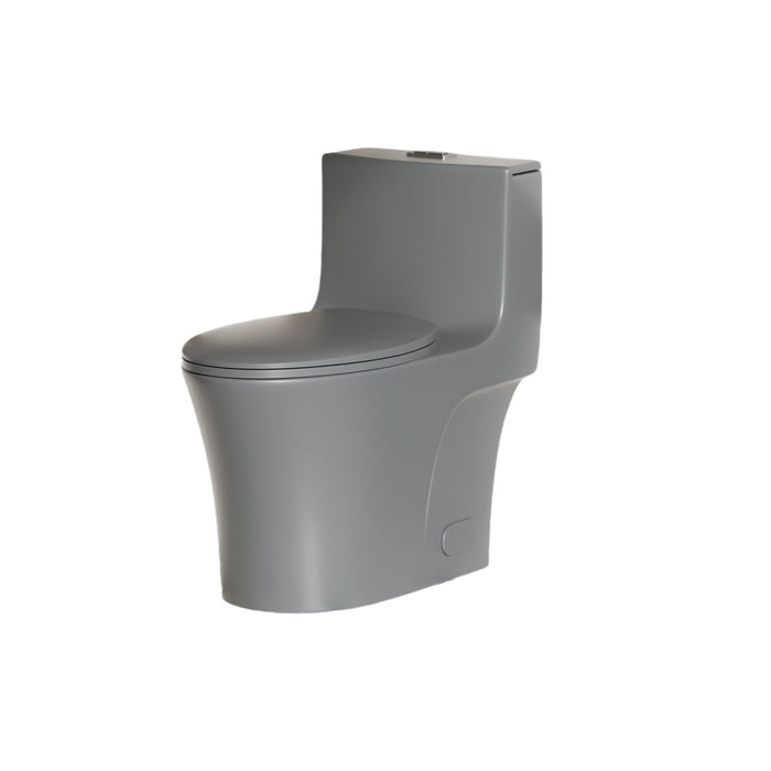 1 Piece Toilet With Dual Flush And Soft Closing Seat