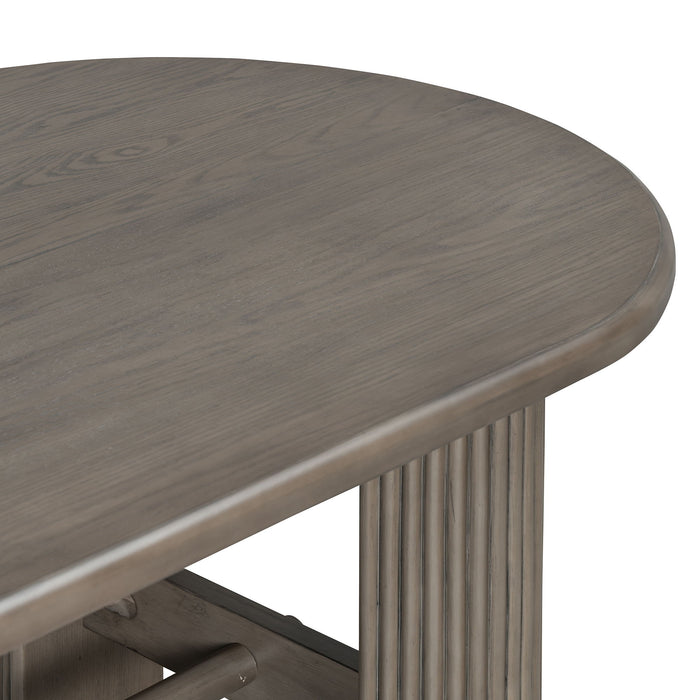 Oval Dining Table Set For 6 With 6 Upholstered Chairs