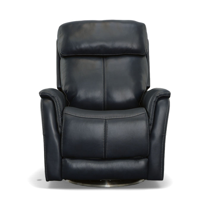 View - Power Swivel Recliner With Power Headrest
