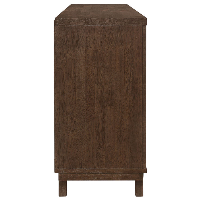 Mccall - 2 Door Server With 1 Drawer - Brown Oak