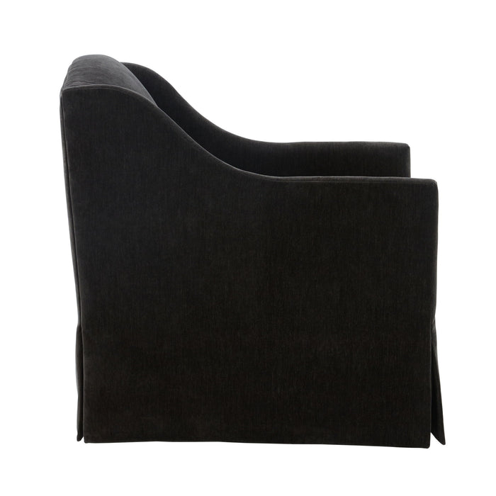 Luisa - Skirted Swivel Accent Chair