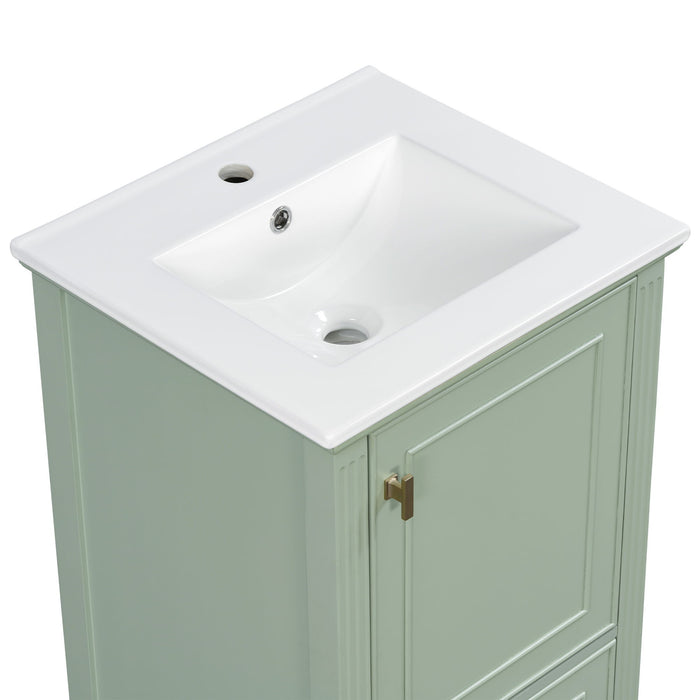 Retro Bathroom Vanity With Sink