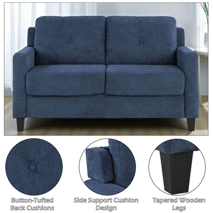 2 Seater Loveseat - Navy
