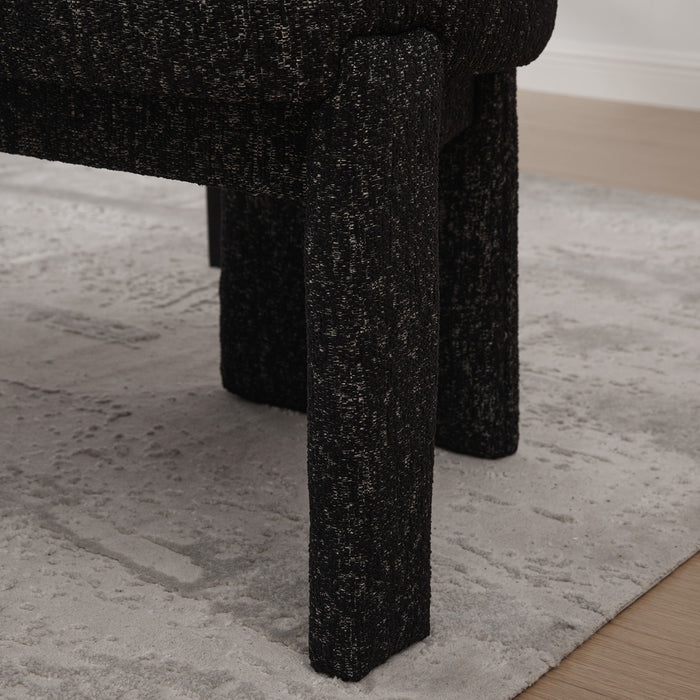 Armless Curved Back Accent Chairs