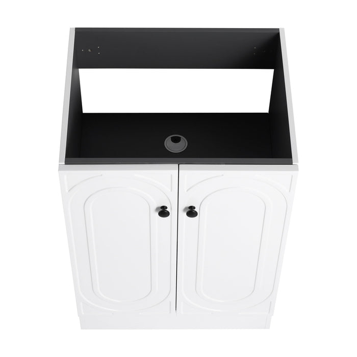 Modern Freestanding Bathroom Vanity With Soft Close Cabinet Doors