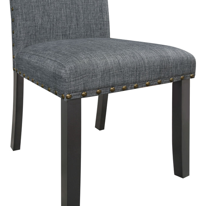 Van - Piece Dining Set - Black / Gray