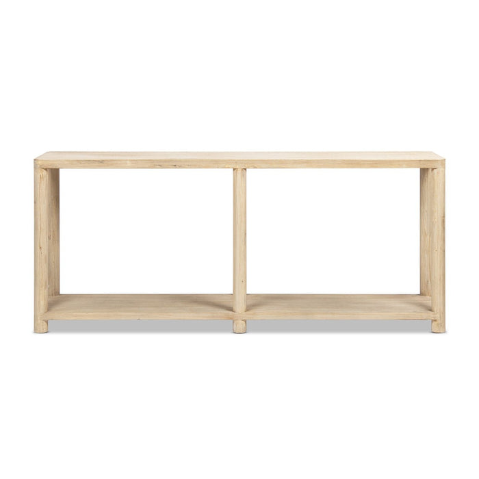 Milo - Console Table With Lower Shelf - Natural