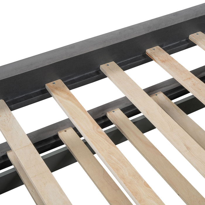 Upholstered Daybed With Trundle And Drawers