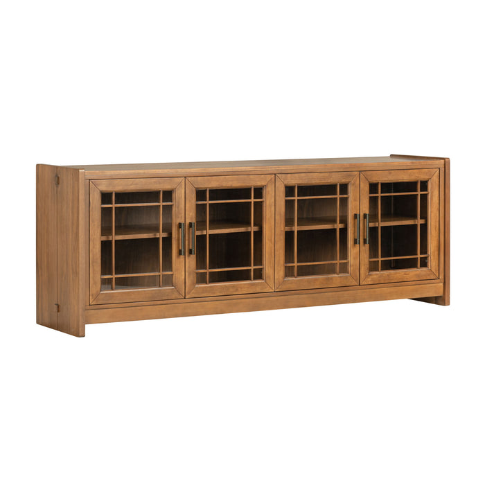 Lincoln - Entertainment Base - Warm Walnut