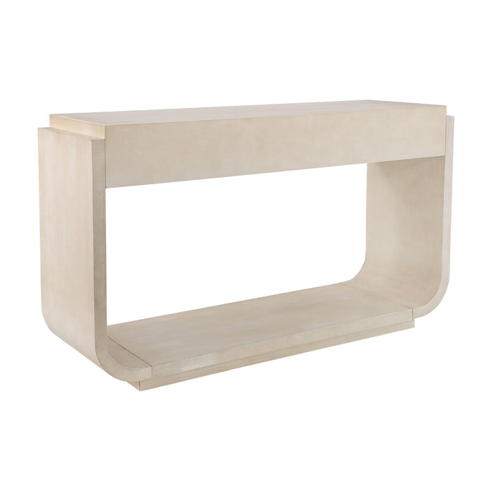 Console Table With 3 Drawers, Display Shelf