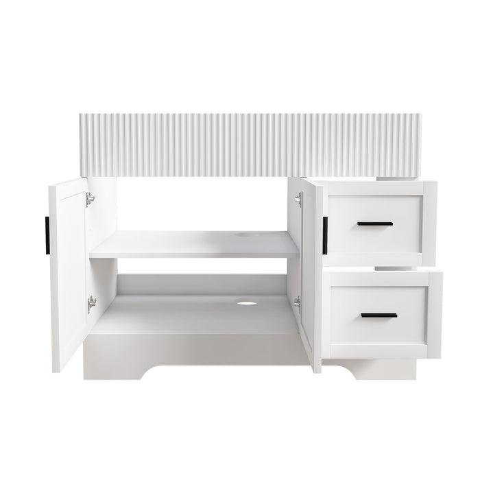 Modern Bathroom Vanity With 2 Drawers