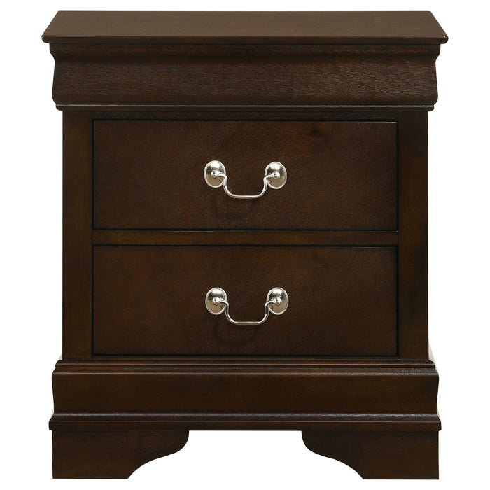 Demetra - 2 Drawer Nightstand - Cappuccino