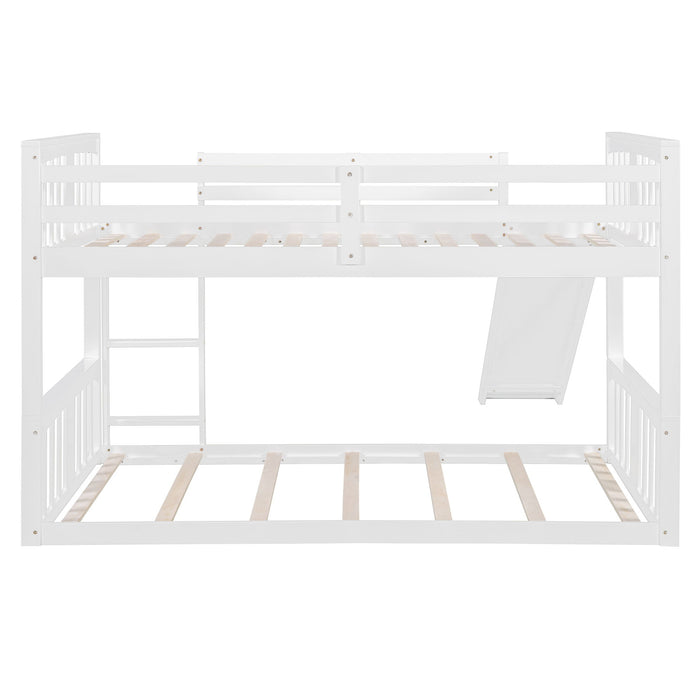 Bunk Bed With Convertible Ladder And Slide
