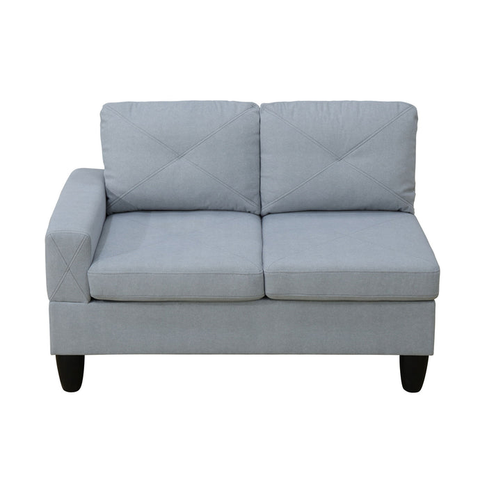 Modular L - Shaped Sectional Sofa 6 Seater 4 Piece Couch With Chaise