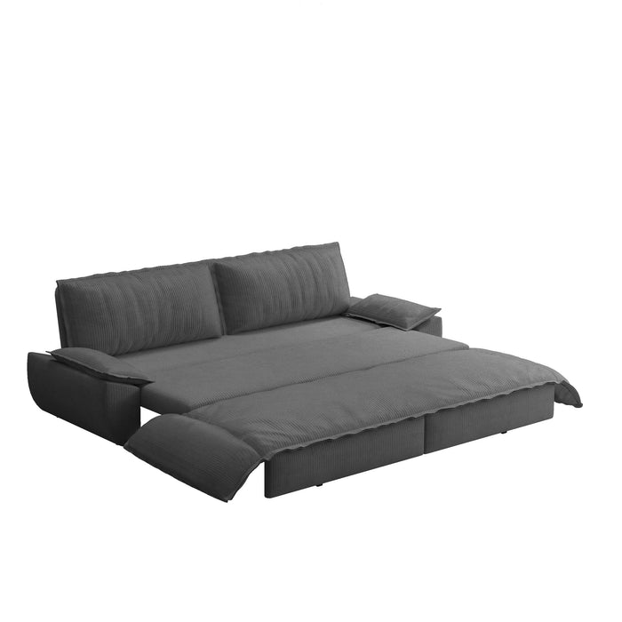 Pull Out 3-In-1 Convertible Sleeper Sofa