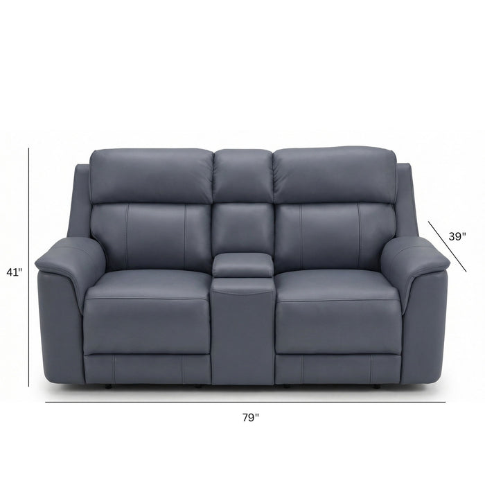 Oslo - Dual Power Reclining Loveseat With Console