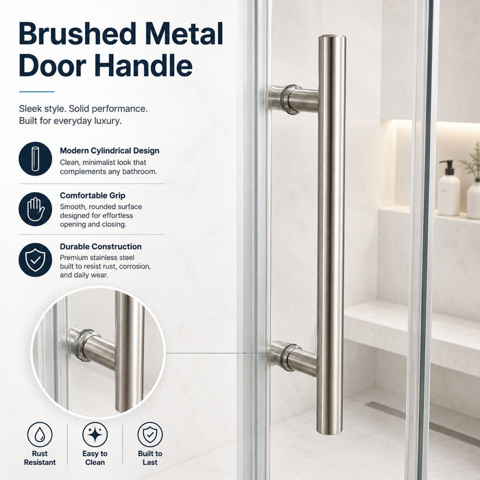 Frameless Shower Door With Soft Closing