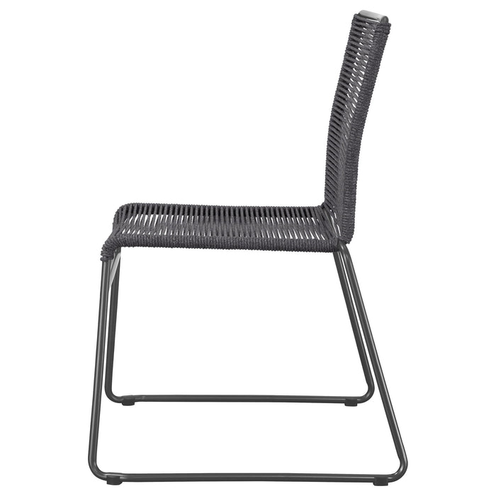 Jerome - Stackable Side Chair (Set of 2) - Charcoal