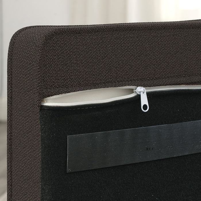 Modern Elegant Rectangle Pet Bed, Durable Elevated Dog Sofa