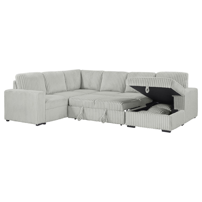Thurston - Storage Sectional Sofa With Pop Up Bed