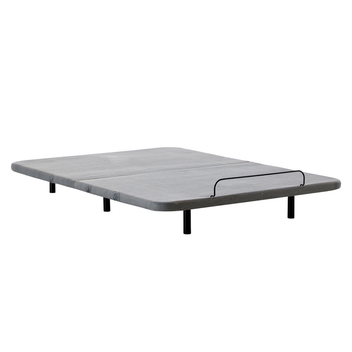 Caron 4.0 - Queen Size Adjustable Bed Frame With Wireless Remote Control, Head And Foot Incline, Massage Function - Black / Gray