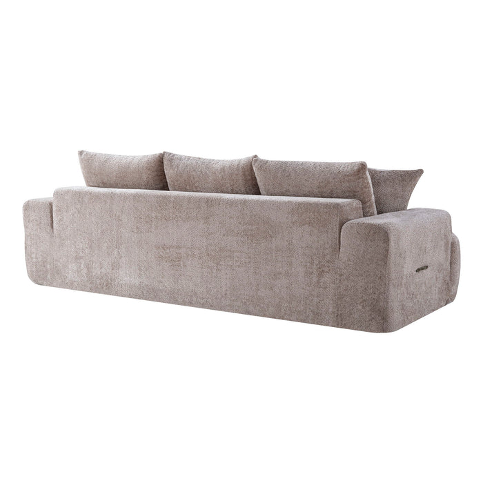 Extra Large Curved Front Compressed Sectional Sofa