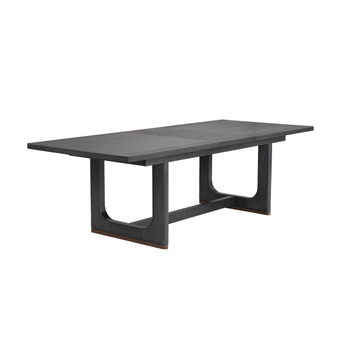 Waterfall - Rectangular Dining Table - Deep Ebony