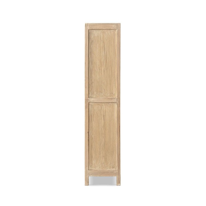 Arden - 2 Door Bookcase Storage Cabinet - Natural