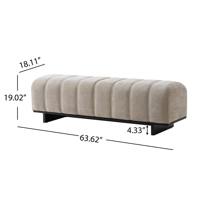Indoor Dining Bench For Dining Room - Oatmeal