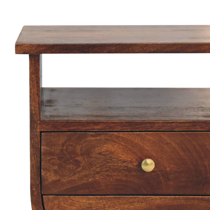 Split - Bedside Table - Chestnut