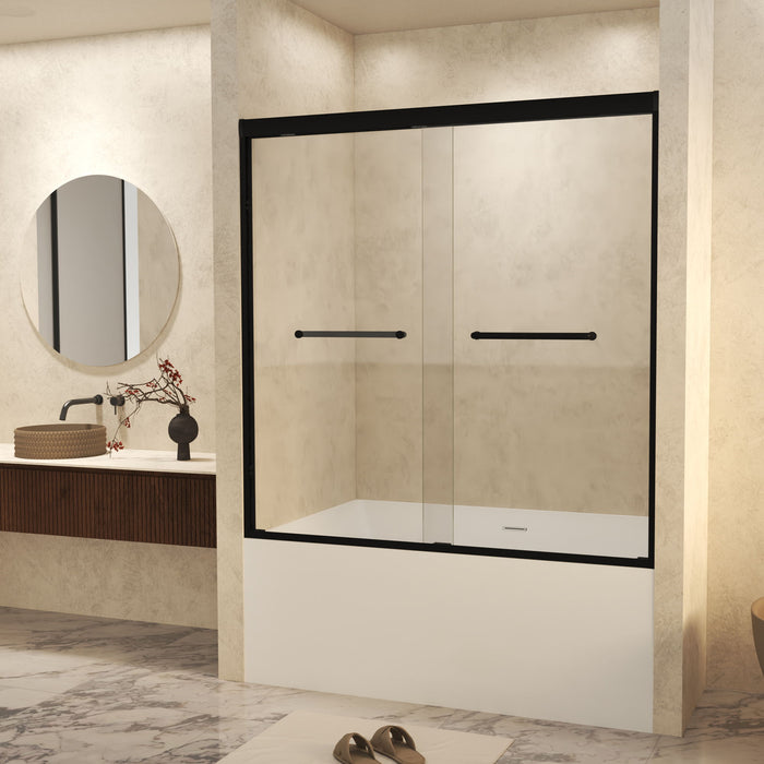 Double Sliding Shower Door With Explosion Proof Film