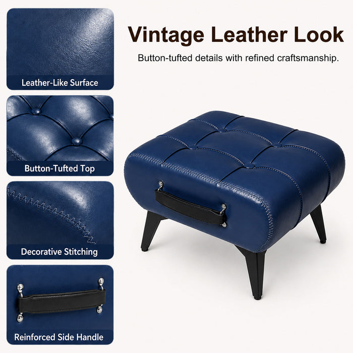 Minimalist Footstool With Hidden Storage