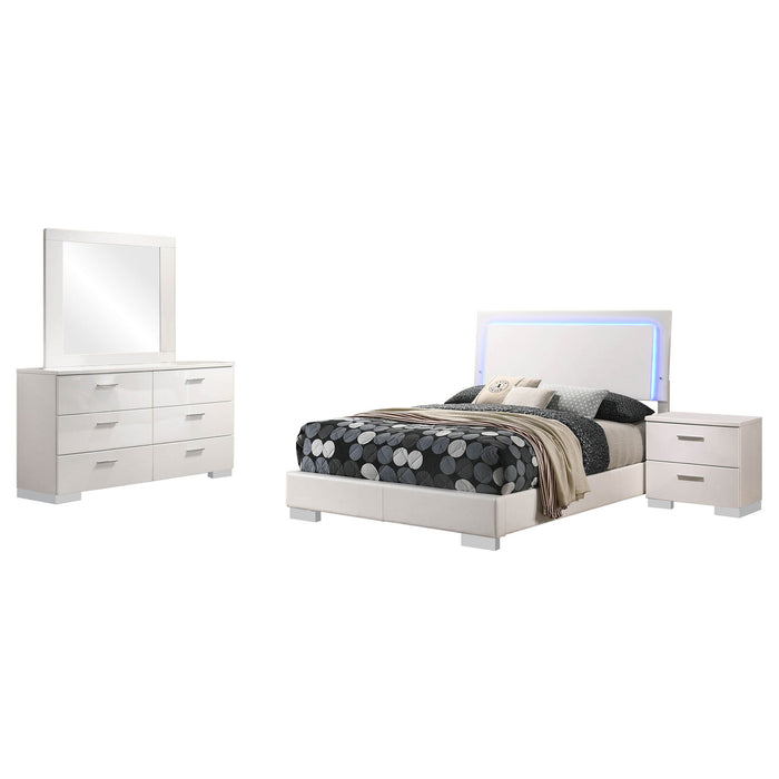 Dulcey - Bedroom Set With LED